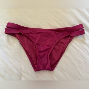 Raspberry Colored Bikini Bottom